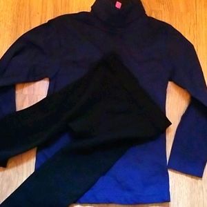 2 pc under school uniform cold weather set